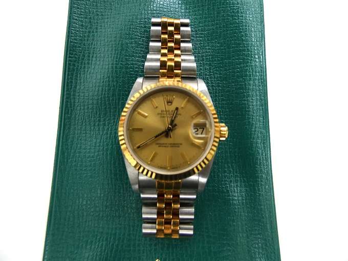 【神戸三宮】ロレックス デイトジャスト 68273 シャンパンを買取致しました